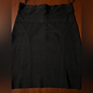 Bebe Black Bandage Skirt
